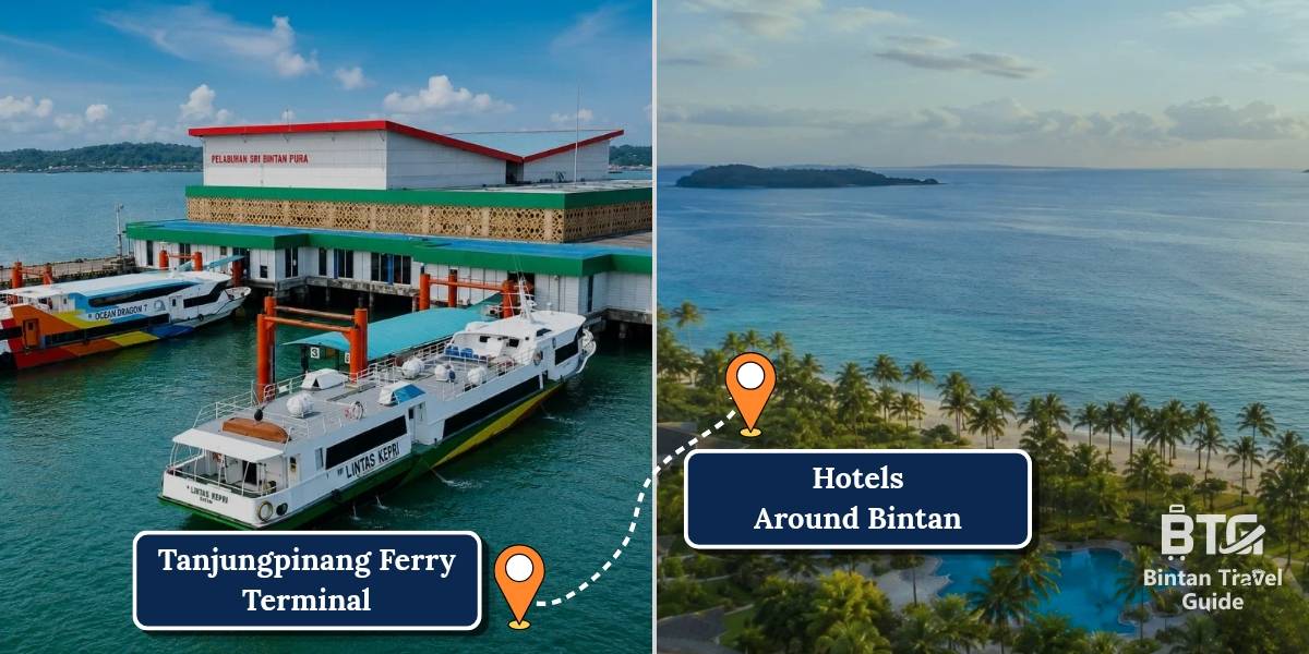 Tanjungpinang Ferry Terminal to Hotel Around Bintan 1200 x 600