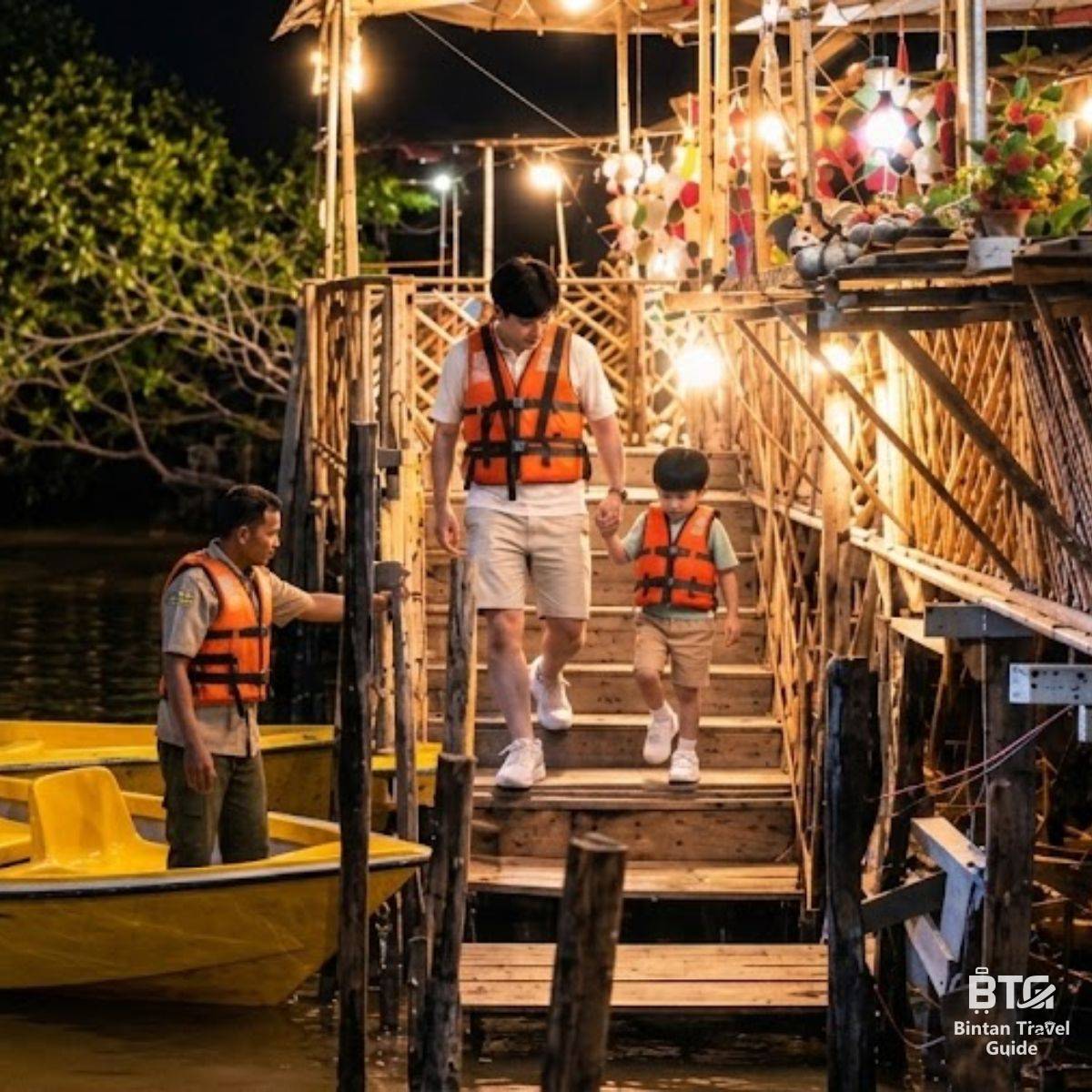 Boat and Safety for Bintan Fireflies Tour