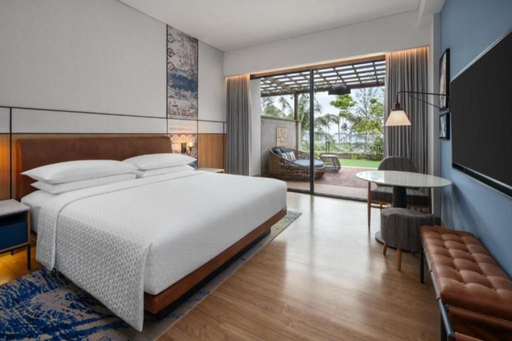 Comfortable room at Four Points by Sheraton Bintan with balcony