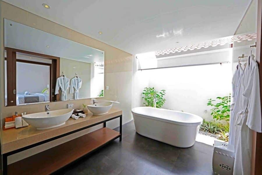 private pool at one bedroom villa Pantai Indah Lagoi Bintan