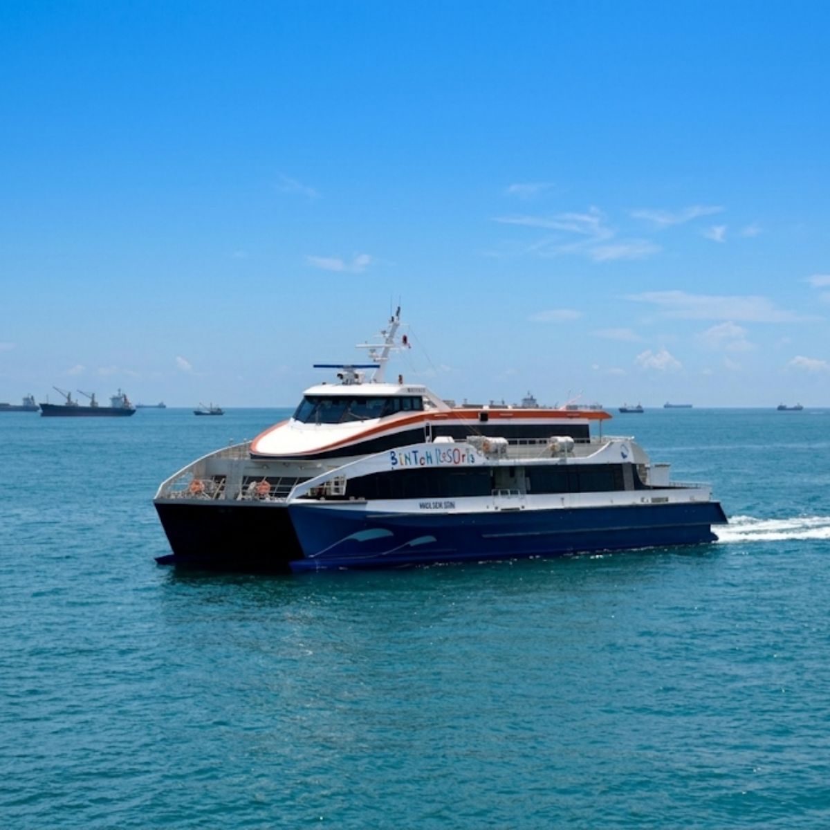 Bintan Resort Ferries vessel traveling from Singapore to Bintan