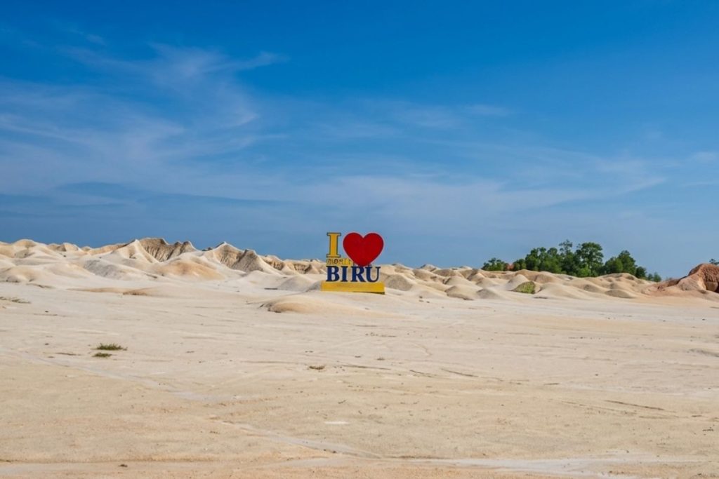 Sand Dunes Bintan desert-like landscape with open sandy hills