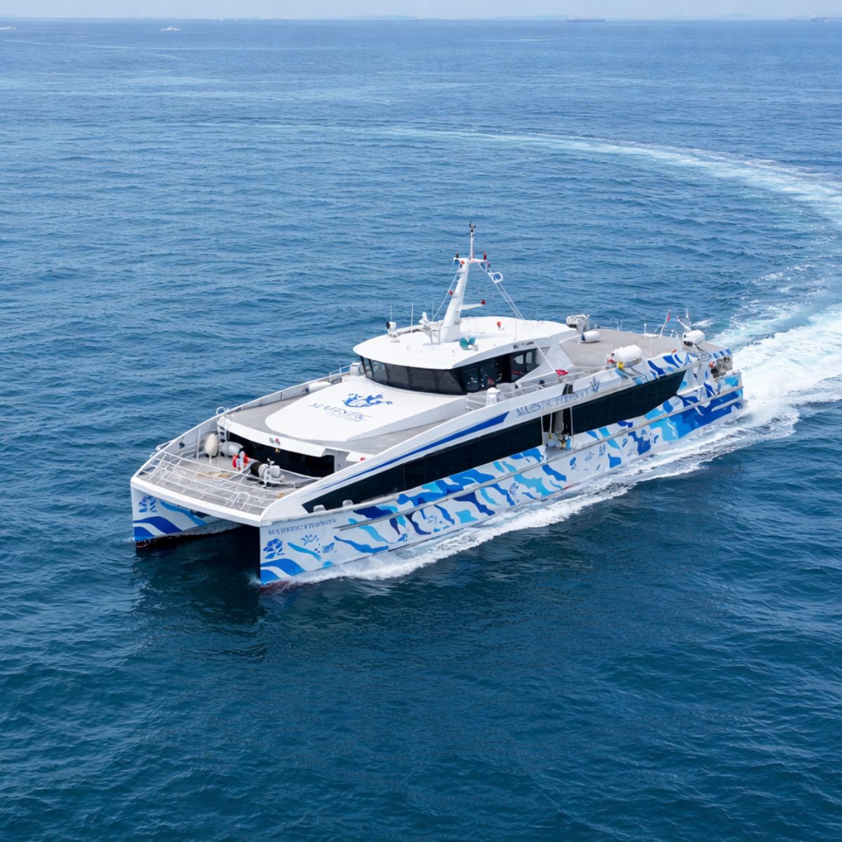Majestic Fast Ferry traveling from Singapore to Tanjungpinang