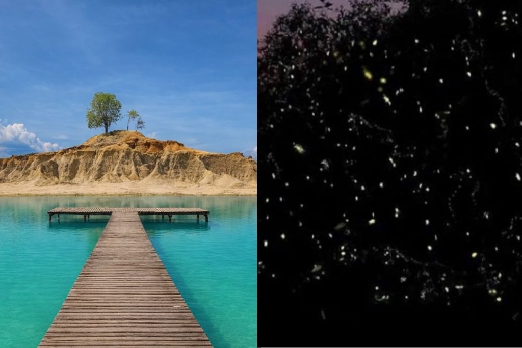 Sunset tour at Blue Lake Bintan with Sand Dunes and fireflies experience