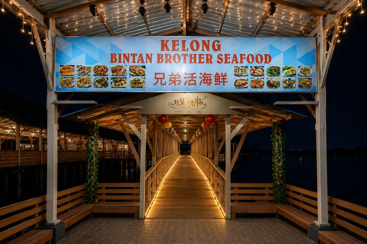 Kelong Bintan Brother Seafood at Tutenja