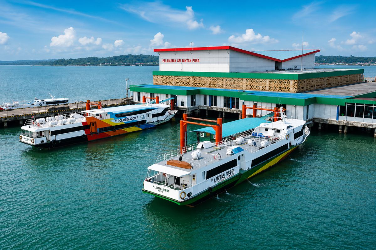 Sri Bintan Pura Ferry Terminal in Tanjungpinang