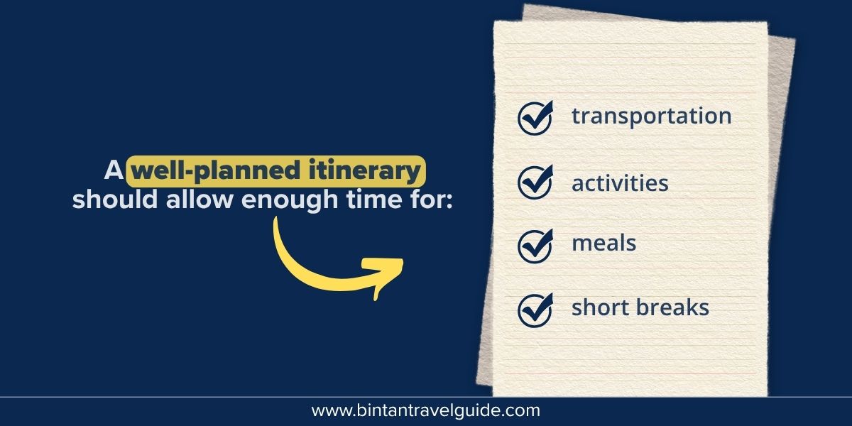 Consider Travel Time Between Attractions