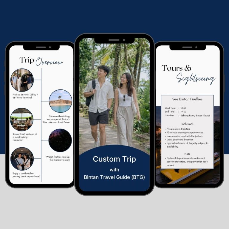 Custom Trip with Bintan Travel Guide (BTG)